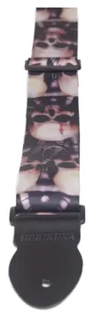 Levin 2" Webbing Graphic Guitar Strap Large Skulls (LS-G-WG-200-LARGE-SKULLS)