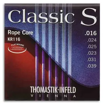 Jogo de Cordas Thomastik Classic S Rope Core KR116 para Guitarra Clássica
