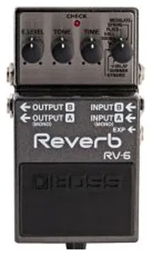 Boss Reverb Effects Guitar Pedal, RV-6