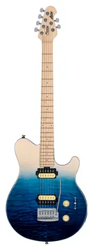 Sterling SUB Axis AX3 Quilted Maple Veneer Top Spectrum Blue