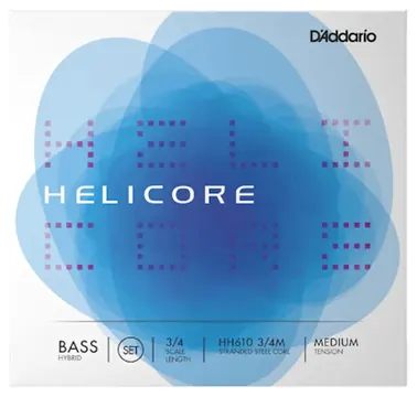 D'Addario Helicore Hybrid 3/4 Muta - CONTRABASSO