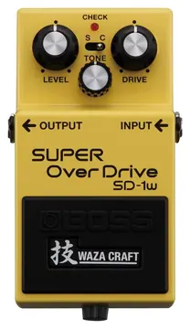 Boss SD-1W Super Overdrive Pedal Waza Craft