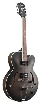 Ibanez AF55 TKF Transparent Black Fla Chitarra semiacustica nera trasparente