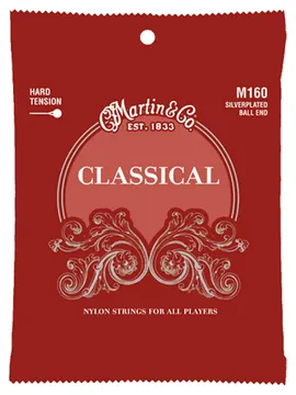 Martin & Co. Martin M160 Hard Tension Classical 80/20 Silverplated Corde x Chitarra Acustica