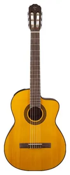 Takamine Klassieke gitaar van Takamine met electronica (massief sparren)