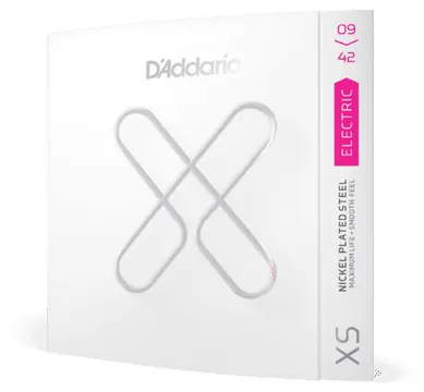D'Addario XS 9-42 Coated Electric Guitar Strings, Super Light