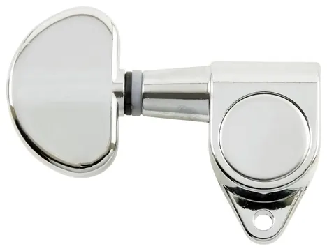 Strinberg Tarraxa Strinberg Para Violão Aço AM04CR 3+3 Blindada Cromada