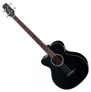 Takamine GB30CELH-BLK Basse Electro Cutaway Noire Gaucher