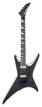 Jackson JS32 Warrior Black with White Bevel Amaranth Fingerboard