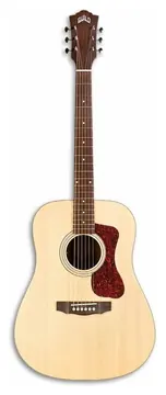 Guitarra Eletroacústica Guild D240E Dreadnought Natural Spruce e Mogno