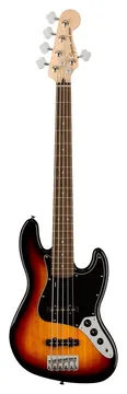 Squier Affinity Series Jazz Bass LF V 3 Color Sunburst 5 Snarige Elektrische Basgitaar