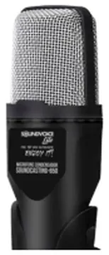 Soundvoice Microfone Condensador Soundcasting 650 Soundvoice Lite Para Câmera (389)