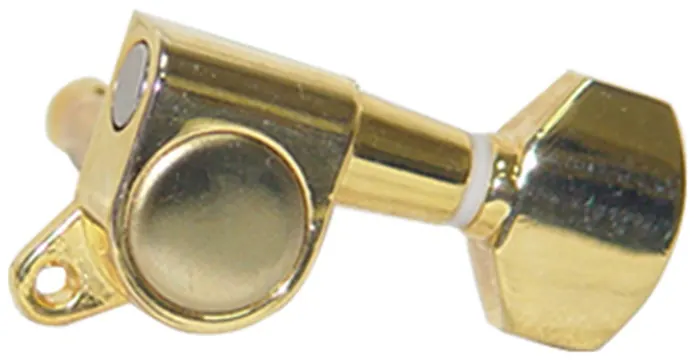 Dr. Parts EMH7002 Strat Style Electric Guitar Machine Heads Set | Gold