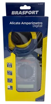Brasfort Alicate Amperímetro Digital com Estojo Brasfort 8559