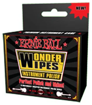Ernie Ball 4278 Wonder Wipes Polish Poliertuch (6Stück)