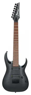 Ibanez RGA742FM TGF RGA Standard Series Superstrato 7 Cordas Transparent Gray Flat C/ Escala Escura