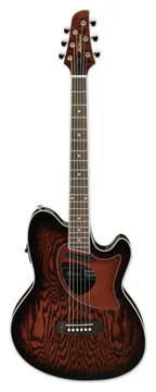Guitarra Eletroacústica Ibanez Talman TCM50 VBS Vintage Brown Sunburst