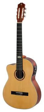 Strinberg Canhoto Strinberg SC200C NS LH Black Series Natural Satin Eletroacústico Nylon